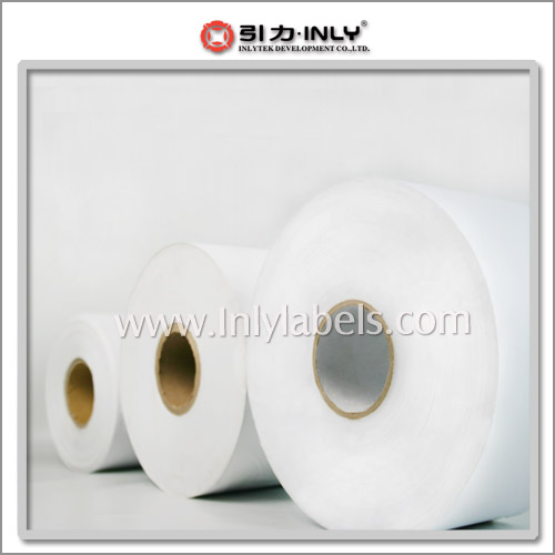 Self-adhesive label materals in jumbo rolls